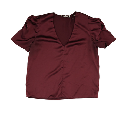 Burgundy Blouse
