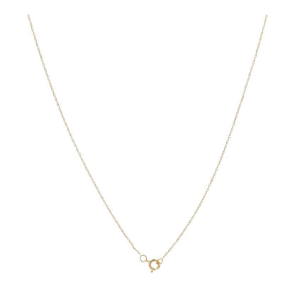 1/3 Ct 14K Gold Brushed Finish Disc With Diamond Accents Pendant Necklace