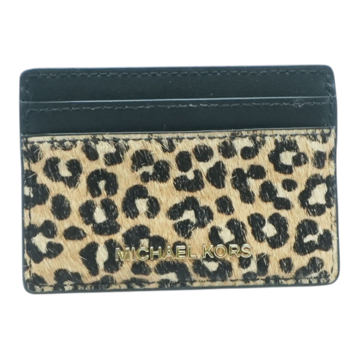 Michael Kors Black Card Case Wallet – Image 1