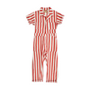 Red Striped Jumpsuit