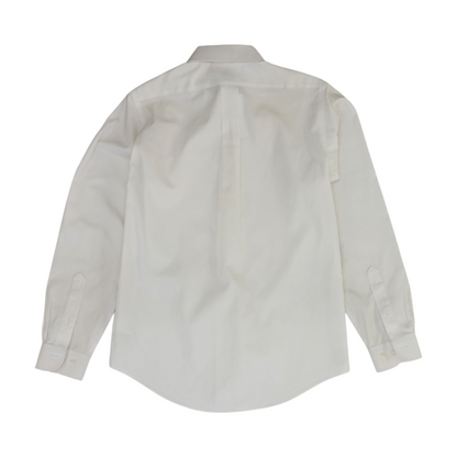 White Long Sleeve Button Down
