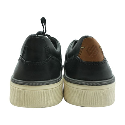 Black Lace Up Casual Shoes