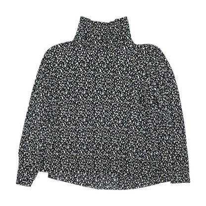 Black Abstract Blouse