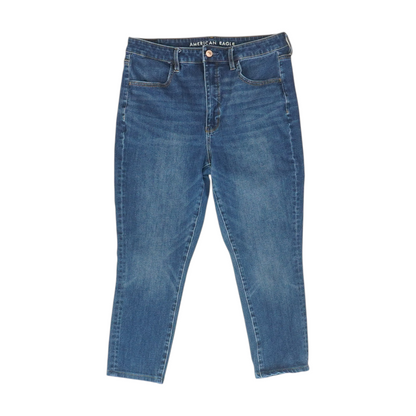 Navy Short Skinny Jeans