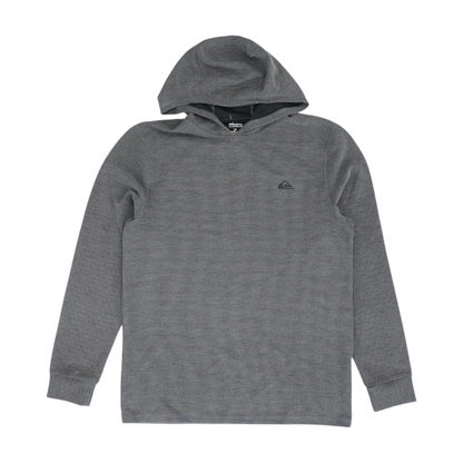 Quicksilver Gray Solid Hoodie Pullover – Image 1