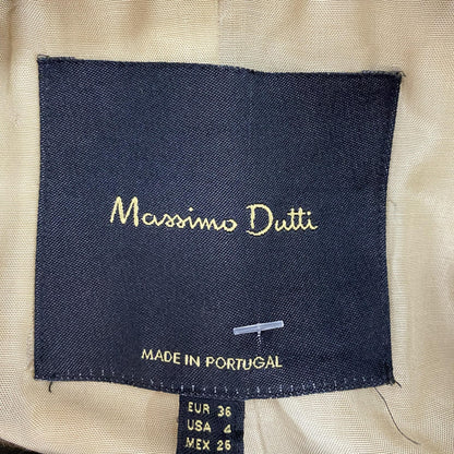 Massimo Dutti Tan Solid Coat – Image 3