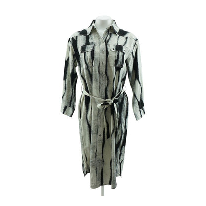 Gray Misc Midi Dress