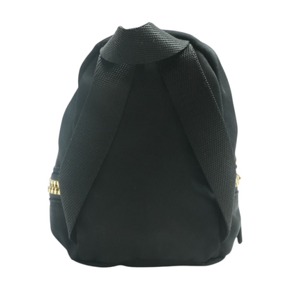 Black Nylon Mini Backpack Key Chain