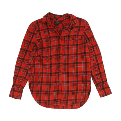 Red Plaid Button Down
