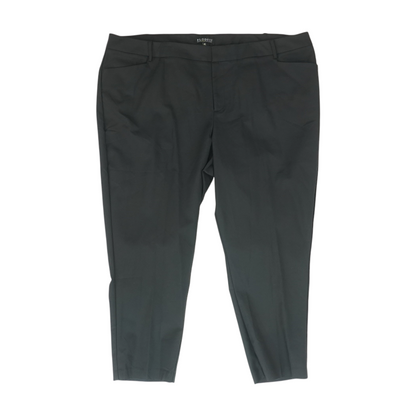 Black Solid Dress Pants