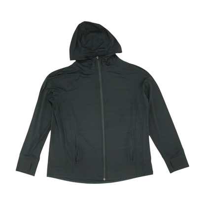Black Plus Solid Active Jacket
