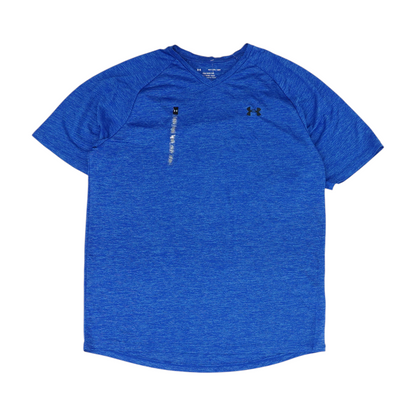 Blue Solid Active T-Shirt