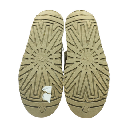 Tan House Slipper Flats
