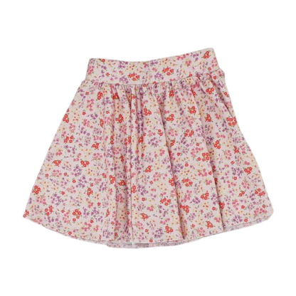 Pink Floral Skirt