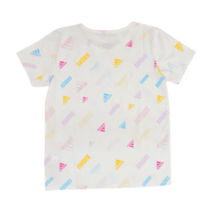 White Print T-Shirt