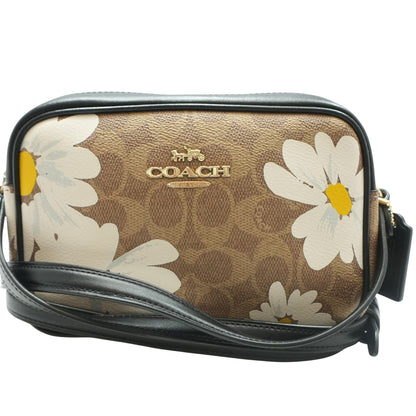 Mini Jamie Camera Bag in Signature Canvas with Floral Print