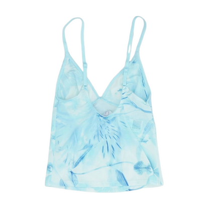 Blue Tie-Dye Blouse
