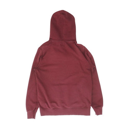 Maroon Solid Hoodie Pullover