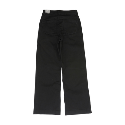 Black Petite Wide Leg Jeans