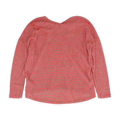Red Misc. Knit Top