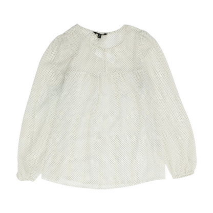 White Polka Dot Blouse