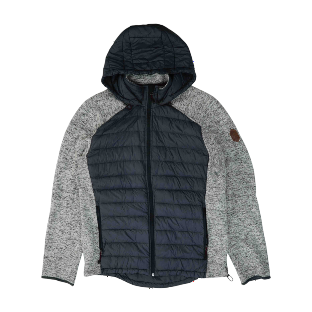 Gray Color Block Jacket