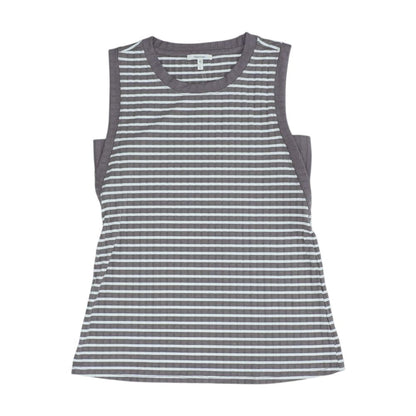 Purple Striped Tank Knit Top
