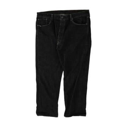 501 Black Straight Jeans