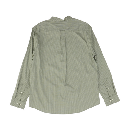 Green Check Long Sleeve Button Down