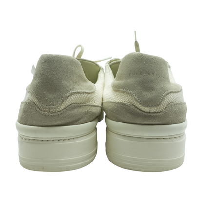 Beige Lace-Up Casual Shoes