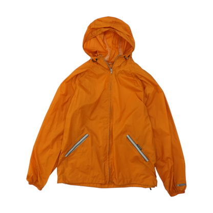 Vintage Orange Solid Rain Jacket