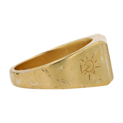 Sterling Silver Howlite Fashion Ring
