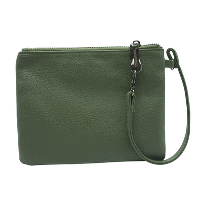 Green Wristlet Wallet