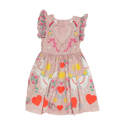 Pink Graphic Dress