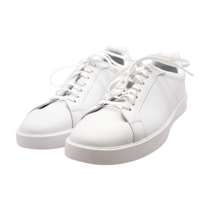 White Lace-Up Dress Shoes