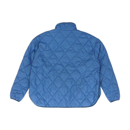 Blue Solid 1/4 Zip Pullover