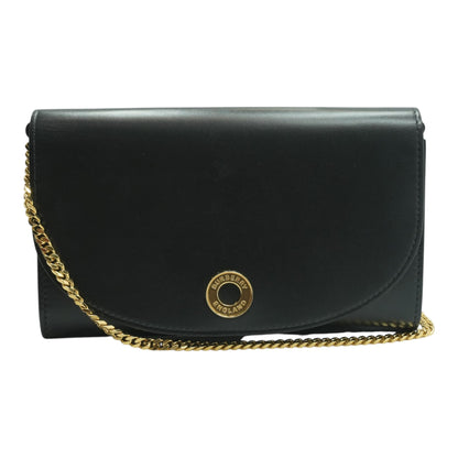 Chain Strap Wallet in Black