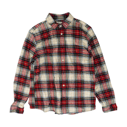 Multi Plaid Flannel Button Down