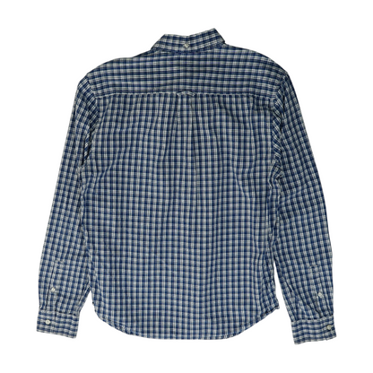 Blue Check Long Sleeve Button Down