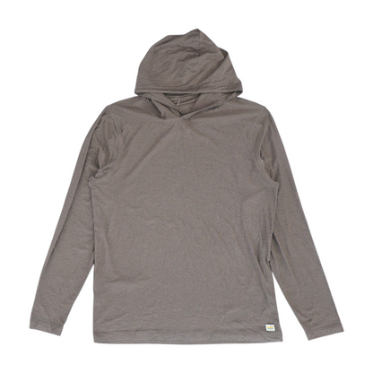 Brown Solid Hoodie Pullover
