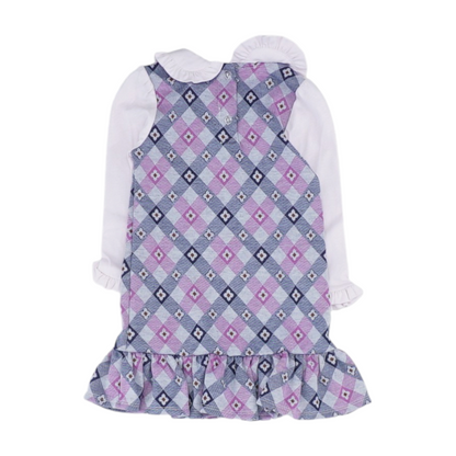 Pink Check Dress