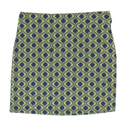 Green Misc Mini Skirt