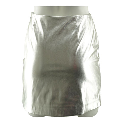 Silver Mini Skirt