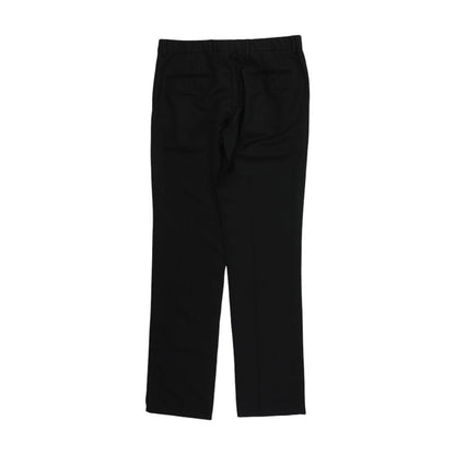 Black Solid Dress Pants