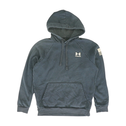 Black Solid Hoodie Pullover