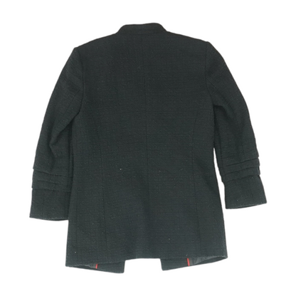 Black Solid Blazer