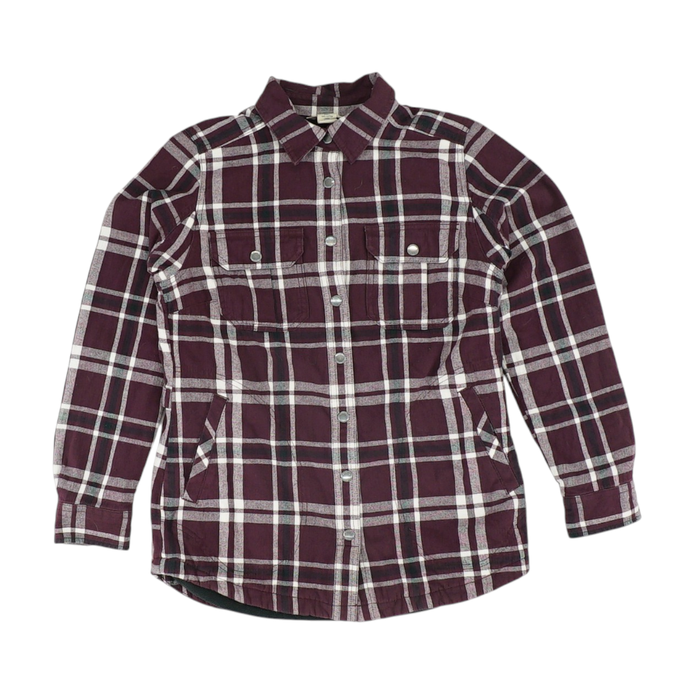 Burgundy Plaid Jacket