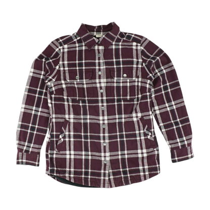 Burgundy Plaid Jacket