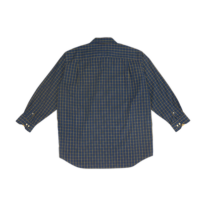 Blue Check Long Sleeve Button Down