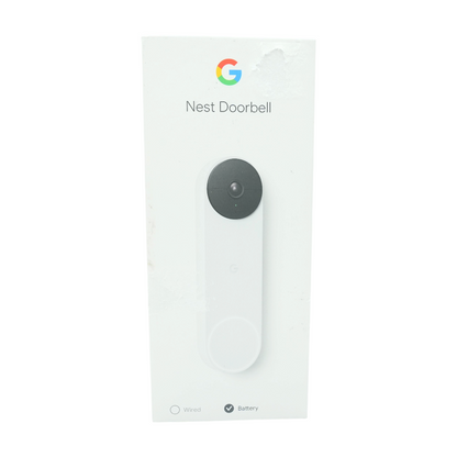 White Nest Battery Nest Battery Smart Doorbell